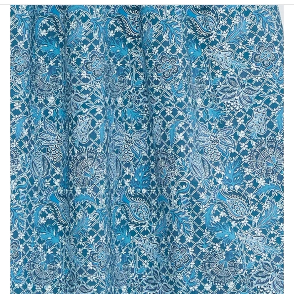 Hill House Blue Maxi Cosima Dress Navy Trellis - Picture 3 of 8